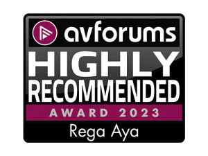 AV forums 2023 | Rega Aya | Highly Recommended Award