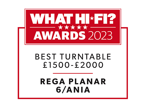 Rega Planar 6 / Ania | What Hi-Fi Awards 2023 | Best Turntable £1500-£2000